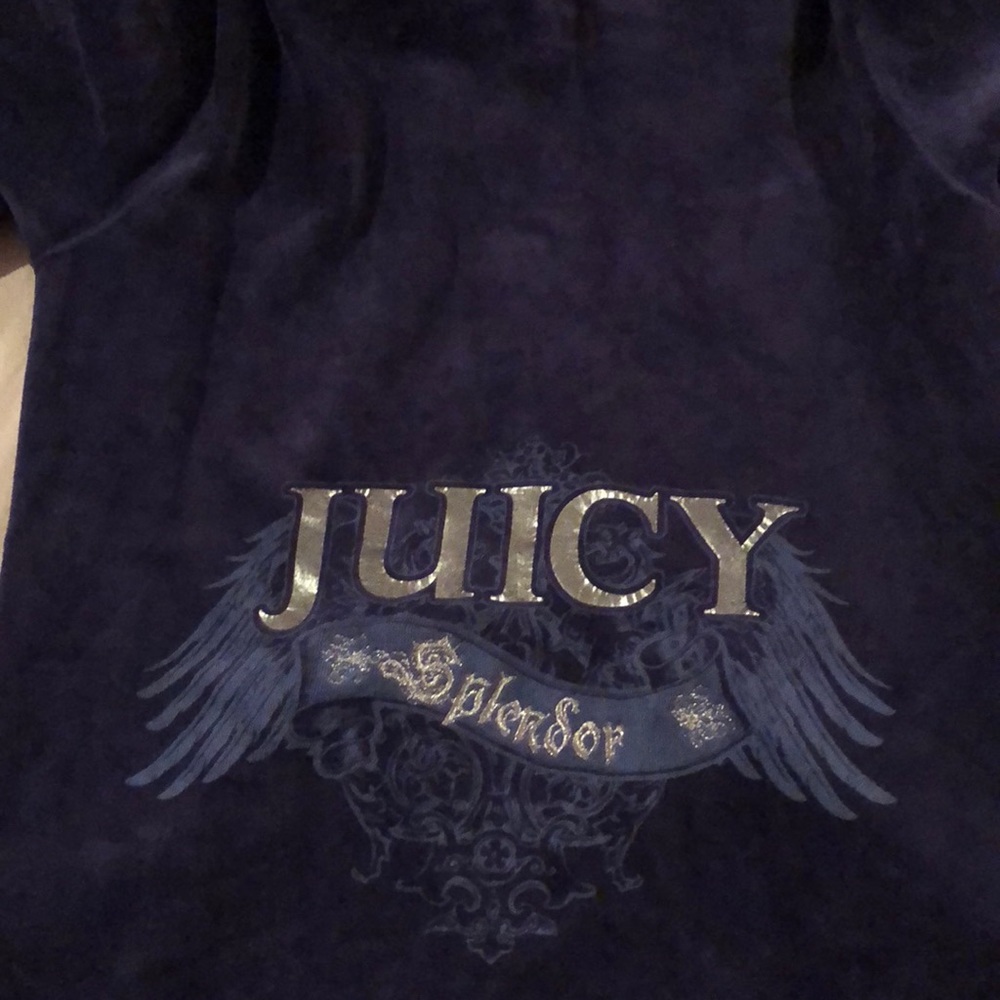 Purple/Gray juicy couture jacket size L - Picture 3 of 4